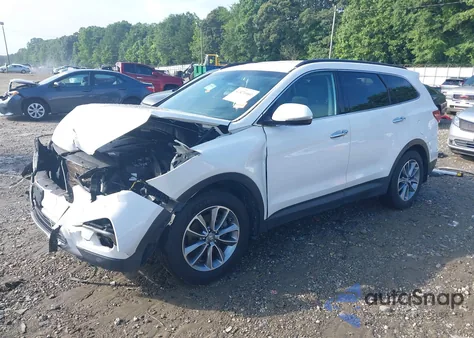 2017 Hyundai Santa Fe Se/Limited z USA, uszkodzony, nr VIN KM8SNDHF9HU254994